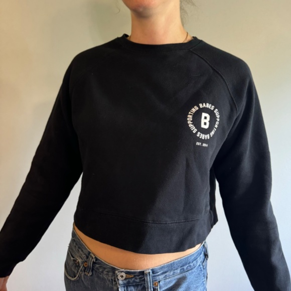 Brunette The Label 'Babes Supporting Babes' Sweater - Picture 1 of 8